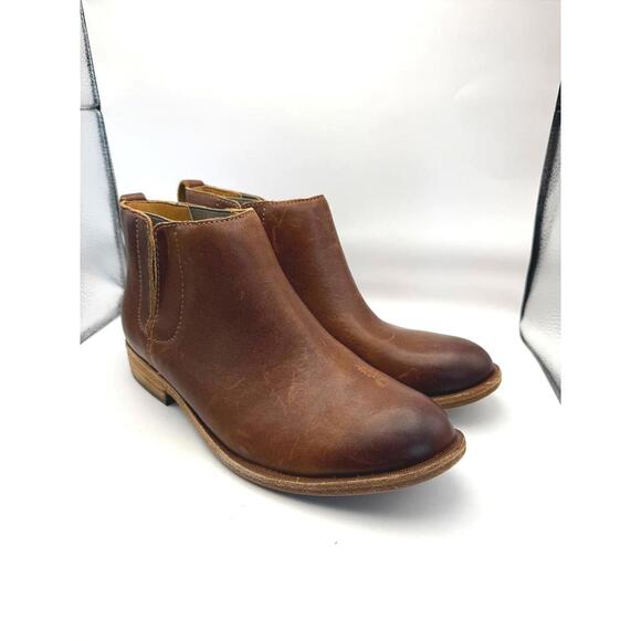 Kork-Ease Velma Size 9 Women's Booties Brown Leather Ankle Boots